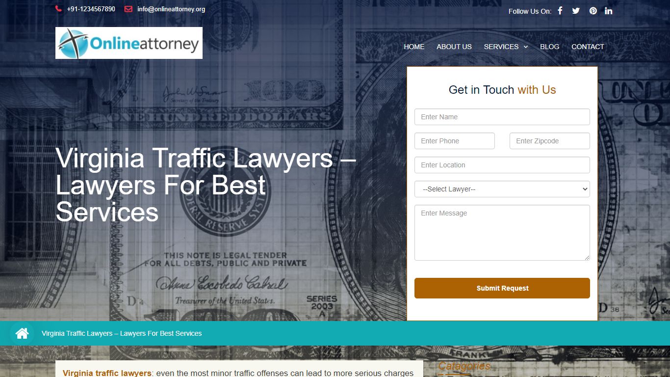 Virginia Traffic Lawyers - Lawyers For Best Services